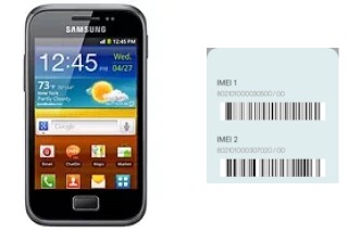 Comment voir le code IMEI dans Galaxy Ace Plus S7500