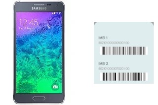 Comment voir le code IMEI dans Galaxy Alpha (S801)