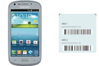 Comment voir le code IMEI dans Galaxy Axiom R830