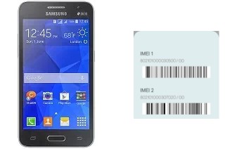 Comment voir le code IMEI dans Galaxy Core 2 TD