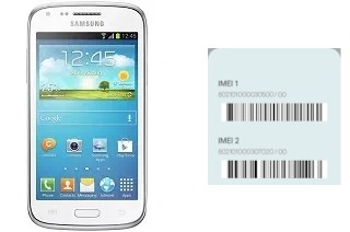 Comment voir le code IMEI dans Galaxy Core I8260