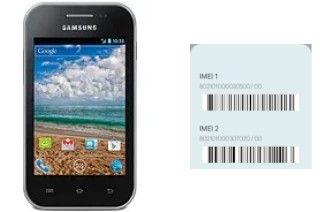 Comment voir le code IMEI dans Galaxy Discover S730M