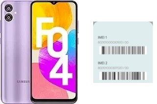 Comment voir le code IMEI dans Galaxy F04