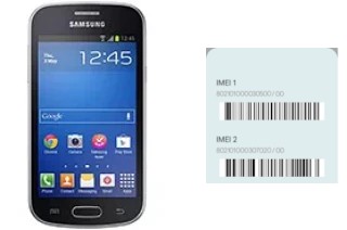 Comment voir le code IMEI dans Galaxy Fresh S7390