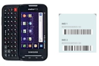 Comment voir le code IMEI dans R910 Galaxy Indulge