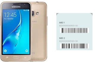 Comment voir le code IMEI dans Galaxy J1 (2016)