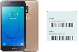 Comment voir le code IMEI dans Galaxy J2 Core