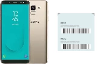 Comment voir le code IMEI dans Galaxy J6