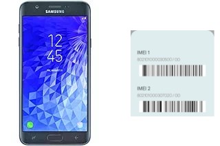 Comment voir le code IMEI dans Galaxy J7 (2018)