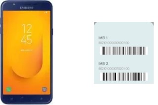 Comment voir le code IMEI dans Galaxy J7 Duo (2018)