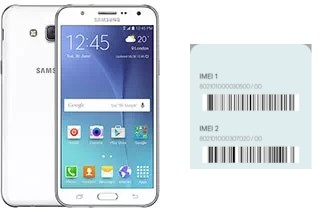 Comment voir le code IMEI dans Galaxy J7