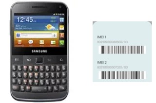 Comment voir le code IMEI dans Galaxy M Pro B7800