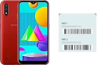 Comment voir le code IMEI dans Galaxy M01