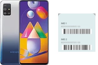 Comment voir le code IMEI dans Galaxy M31s