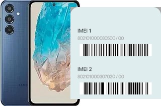 Comment voir le code IMEI dans Galaxy M35