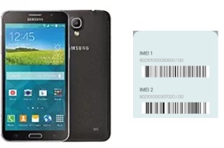 Comment voir le code IMEI dans Galaxy Mega 2