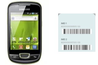 Comment voir le code IMEI dans Galaxy Mini S5570