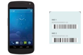 Comment voir le code IMEI dans Galaxy Nexus i515