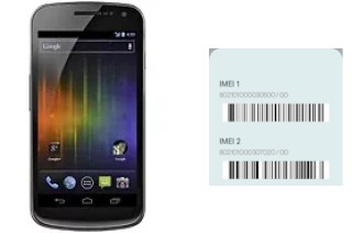 Comment voir le code IMEI dans Galaxy Nexus I9250