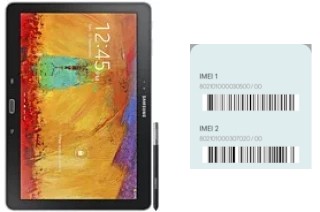 Comment voir le code IMEI dans Galaxy Note 10.1 (2014)