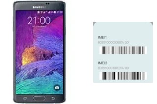 Comment voir le code IMEI dans Galaxy Note 4 Duos