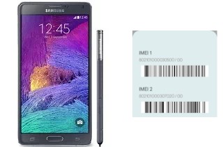 Comment voir le code IMEI dans Galaxy Note 4