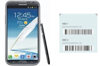 Comment voir le code IMEI dans Galaxy Note II CDMA