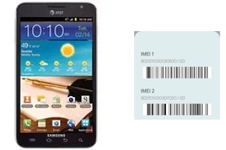 Comment voir le code IMEI dans Galaxy Note I717