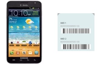 Comment voir le code IMEI dans Galaxy Note T879