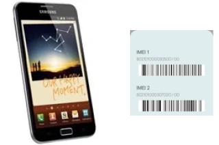 Comment voir le code IMEI dans Galaxy Note N7000