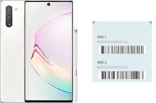 Comment voir le code IMEI dans Galaxy Note10