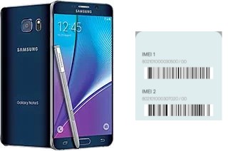 Comment voir le code IMEI dans Galaxy Note5 (USA)