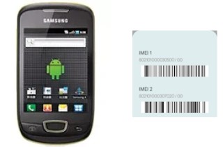 Comment voir le code IMEI dans Galaxy Pop i559