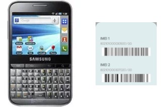 Comment voir le code IMEI dans Galaxy Pro B7510