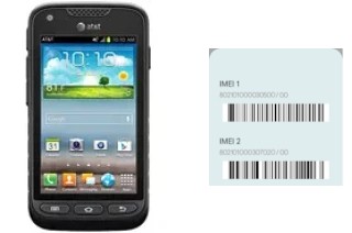 Comment voir le code IMEI dans Galaxy Rugby Pro I547