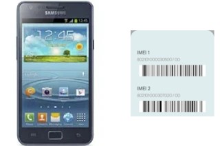 Comment voir le code IMEI dans I9105 Galaxy S II Plus