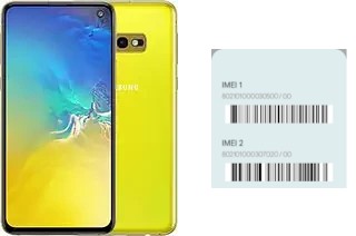 Comment voir le code IMEI dans Galaxy S10e