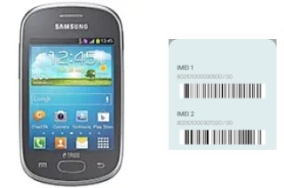 Comment voir le code IMEI dans Galaxy Star Trios S5283