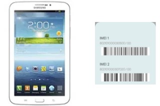 Comment voir le code IMEI dans Galaxy Tab 3 7.0