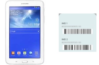 Comment voir le code IMEI dans Galaxy Tab 3 Lite 7.0 VE