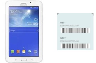 Comment voir le code IMEI dans Galaxy Tab 3 V