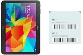 Comment voir le code IMEI dans Galaxy Tab 4 10.1 LTE