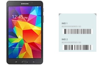 Comment voir le code IMEI dans Galaxy Tab 4 7.0