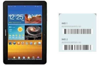 Comment voir le code IMEI dans Galaxy Tab 8.9 P7310