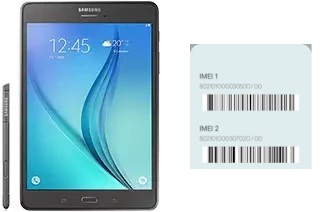 Comment voir le code IMEI dans Galaxy Tab A 8.0 & S Pen (2015)