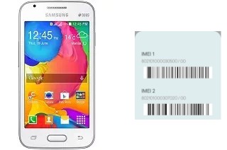 Comment voir le code IMEI dans Galaxy V