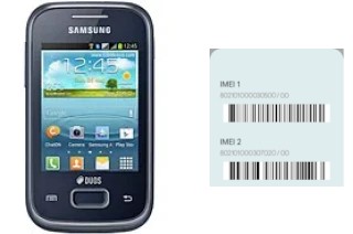 Comment voir le code IMEI dans Galaxy Y Plus S5303