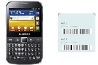 Comment voir le code IMEI dans Galaxy Y Pro B5510