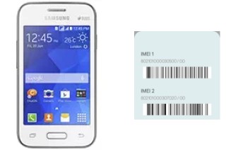 Comment voir le code IMEI dans Galaxy Young 2