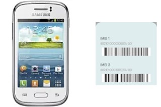 Comment voir le code IMEI dans Galaxy Young S6310